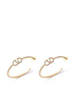 Valentino Garavani boucles d'oreilles VLogo Signature serties de cristaux - thumbnail