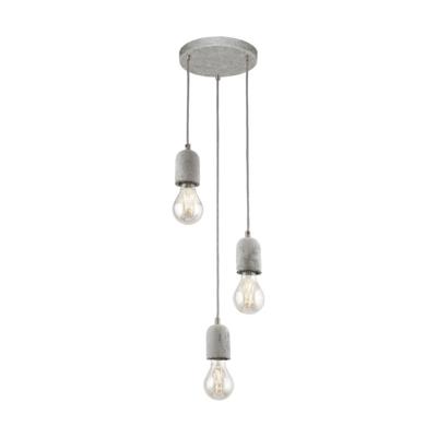 Eglo Vide pendel hanglampSilvares 3-lichts betongrijs - 95523