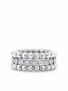 Pragnell bague Bohemia en or blanc 18ct ornée de diamants - Argent