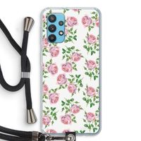 Kleine roosjes: Samsung Galaxy A32 4G Transparant Hoesje met koord