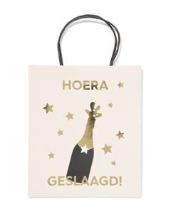 HEMA Cadeautas 18x21x8cm Geslaagd