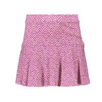 Geisha zomer skort meisjes - AOP - cassis / off white