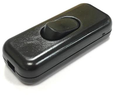 Enzo Snoerschakelaar zwart 4A 7401050