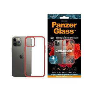 iPhone 12/12 Pro PanzerGlass ClearCase antibacterieel hoesje - Rood / Doorzichtig