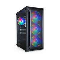 ATX Semi-toren BehuizingTooQ TQGCC101-B Zwart