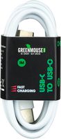 Greenmouse kabel, USB-C naar USB-C, 1 m, wit - thumbnail