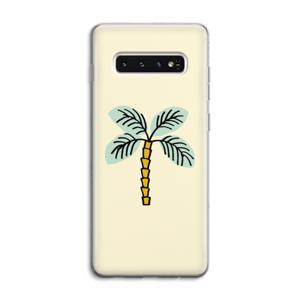 Palmboom: Samsung Galaxy S10 4G Transparant Hoesje
