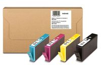 HP 364XL CMYK Cartridge Mailable Combo 4-Pack inktcartridge Origineel Hoog (XL) rendement Zwart, Cyaan, Magenta, Geel