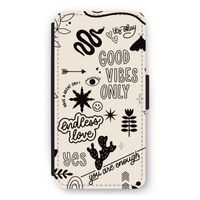 Good vibes: iPhone 11 Pro Max Flip Hoesje