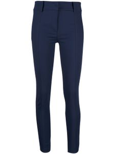 Patrizia Pepe pantalon de tailleur à taille mi-haute - Bleu