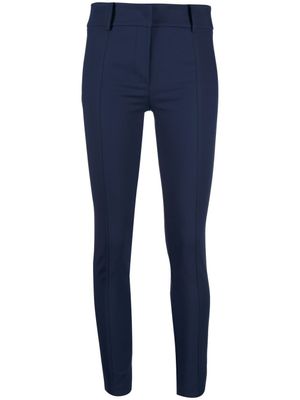 Patrizia Pepe pantalon de tailleur à taille mi-haute - Bleu