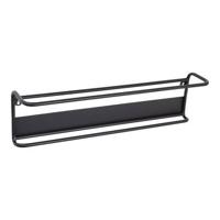 LOFT42 Wandschoenenrek Phill - Zwart - Metaal - 70x20x15 LOFT42 Wandschoenenrek Phill - Zwart - Metaal - 70x20x15