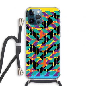 Skew Bee 1: iPhone 12 Pro Transparant Hoesje met koord
