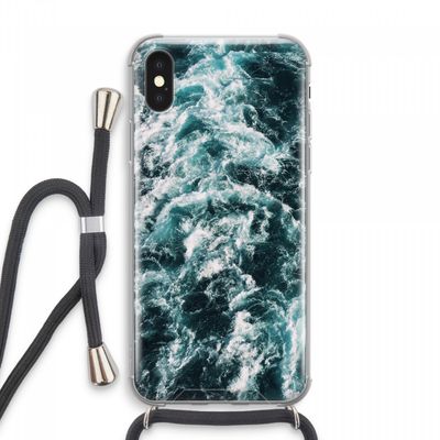 Zee golf: iPhone XS Max Transparant Hoesje met koord