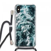 Zee golf: iPhone XS Max Transparant Hoesje met koord