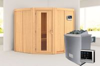 Karibu | Jarin Sauna | Energiesparende Deur | Kachel 9 kW Externe Bediening - thumbnail
