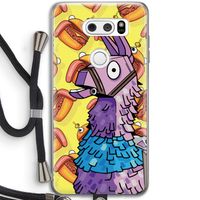 Loot Burger: LG V30 Transparant Hoesje met koord