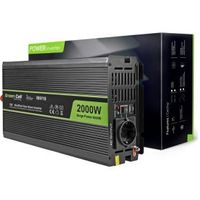Green Cell INV10 netvoeding & inverter Auto 2000 W Zwart