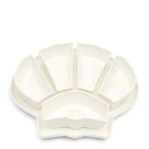 Riviera Maison - Ocean Seashell Party Plate - Wit