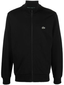 Lacoste sweat zippé à col montant - Noir