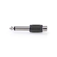 Nedis Mono RCA female naar 6,3mm male jack verloopadapter - thumbnail