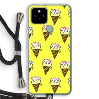 Isjes: Pixel 5 Transparant Hoesje met koord