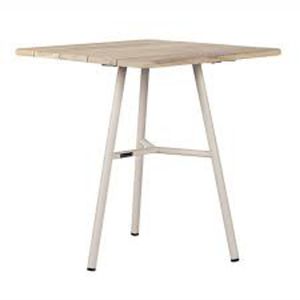 Max&Luuk - Arda tafel 70x70x76 cm aluminium moss/teak aged finish