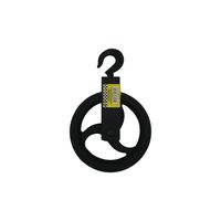 Hofftech Katrol - Hijshaak - Ø 180 mm met Haak - Zwart Gietijzer - thumbnail