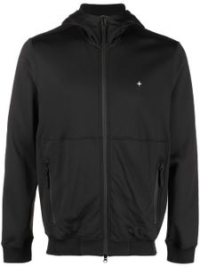 Stone Island hoodie 615G5 Stellina à logo imprimé - Noir