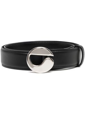 Coperni ceinture en cuir à boucle logo - Noir