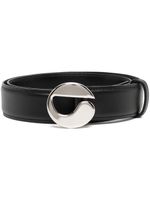 Coperni ceinture en cuir à boucle logo - Noir