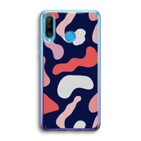 Memphis Shapes Pink: Huawei P30 Lite Transparant Hoesje