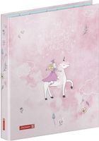 Brunnen ringband Dino 21 x 29,7 x 2 cm roze karton - thumbnail