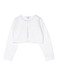 Il Gufo cardigan en maille fine - Blanc