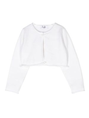 Il Gufo cardigan en maille fine - Blanc