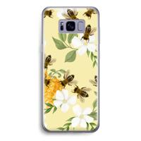 No flowers without bees: Samsung Galaxy S8 Transparant Hoesje - thumbnail