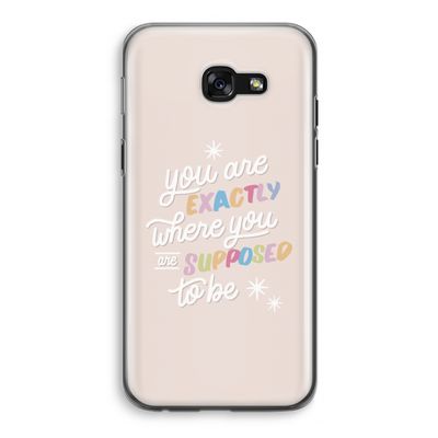 Right Place: Samsung Galaxy A5 (2017) Transparant Hoesje
