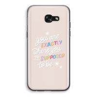 Right Place: Samsung Galaxy A5 (2017) Transparant Hoesje
