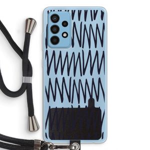 Marrakech Zigzag: Samsung Galaxy A52 Transparant Hoesje met koord