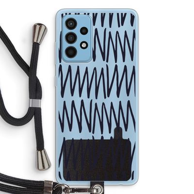 Marrakech Zigzag: Samsung Galaxy A52 Transparant Hoesje met koord