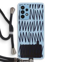 Marrakech Zigzag: Samsung Galaxy A52 Transparant Hoesje met koord