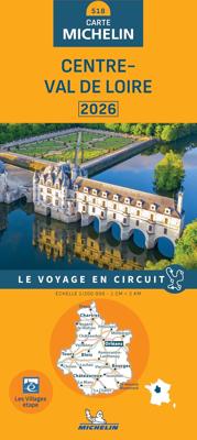 Wegenkaart - landkaart 518 Centre - Val de Loire 2026 | Michelin