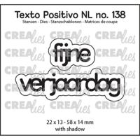 Crealies • texto positivo fijne verjaardag