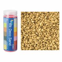 Decoratie zand/kiezels - goud - 500gr - zandkorrels - mini steentjes - 2 tot 6 mm