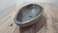 Waskom riviersteen RXXL250301, 71x37x15 cm
