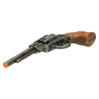 Cowboy revolver verkleedaccessoire - 8 schoten - western speelgoed   -