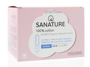 Sanature Tampons normaal compact applicator