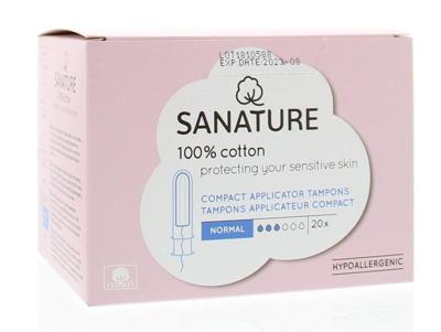 Sanature Tampons normaal compact applicator