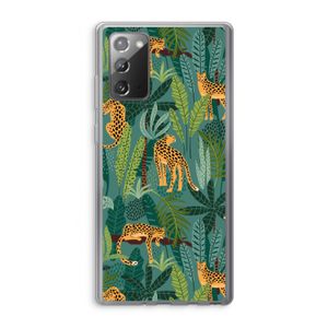 Luipaard 2: Samsung Galaxy Note 20 / Note 20 5G Transparant Hoesje