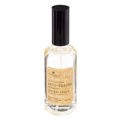Interieurspray luchtzuiverend - lavendel/zwarte bessen geur - 100 ml - roomspray - anti-tabak